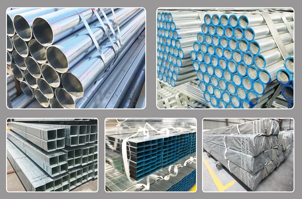 Structural Steel Tube Welded Pre Gi Galvanized Steel Pipe 6 Meter Scaffolding Galvanized Round Pipe