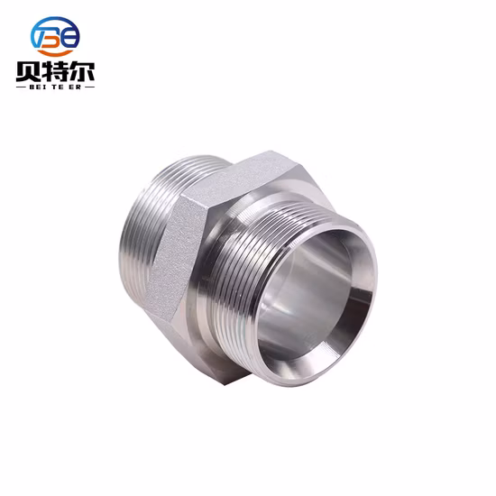 OEM ODM usine Chine prix de fabrication Top vente Bsp à NPT galvanisé tuyau hydraulique adaptateurs en acier inoxydable raccords adaptateur de tuyau hydraulique