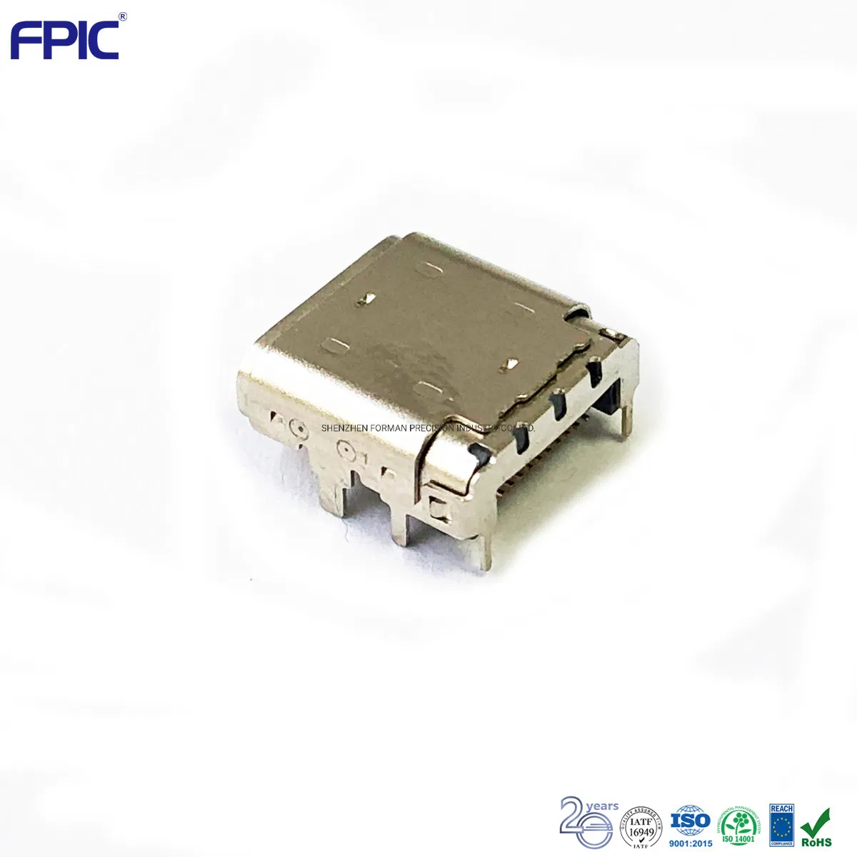 Shenzhen nouvelle conception USB 3.1 C prise double blindage Shell connecteurs de Type C