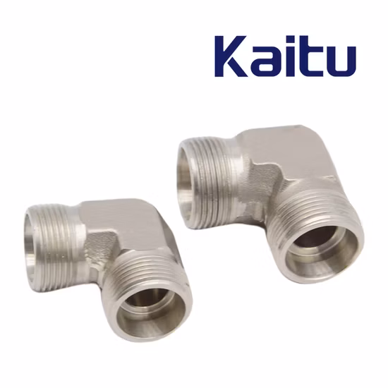 Adaptateur hydraulique à joint torique mâle métrique coudé à 90