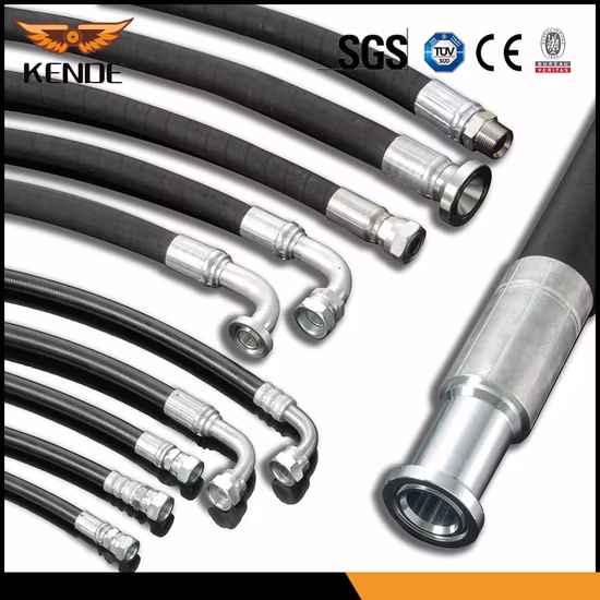 Raccords d'extrémité de flexible et embouts de flexible en caoutchouc/manchon en laiton/embouts de flexible hydraulique