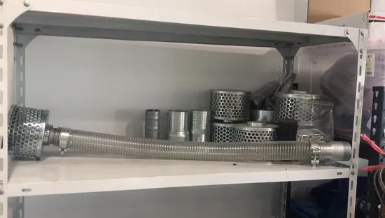 Raccord Camlock en aluminium laiton/PP/Ss (1