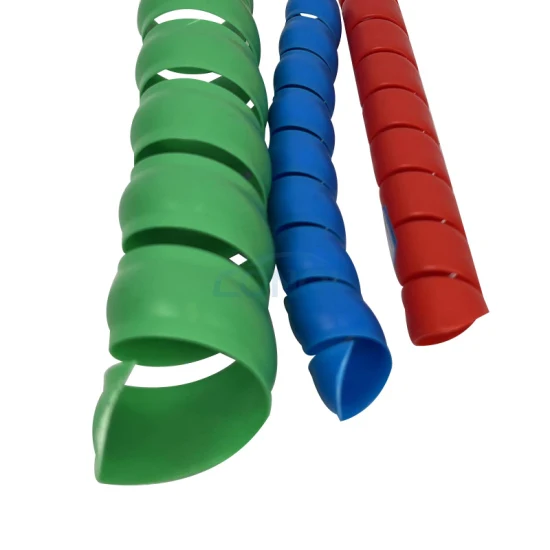 Commerce de gros en plastique Spiral Wrap Protection Spring Flexible Guard