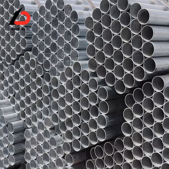 Matériau de construction AISI DIN JIS 50*50 Tuyau rond en acier laminé à froid Tuyau en acier soudé galvanisé à chaud